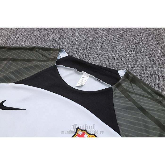 Chandal del Barcelona Manga Corta 2023-2024 Gris - Pantalon Corto